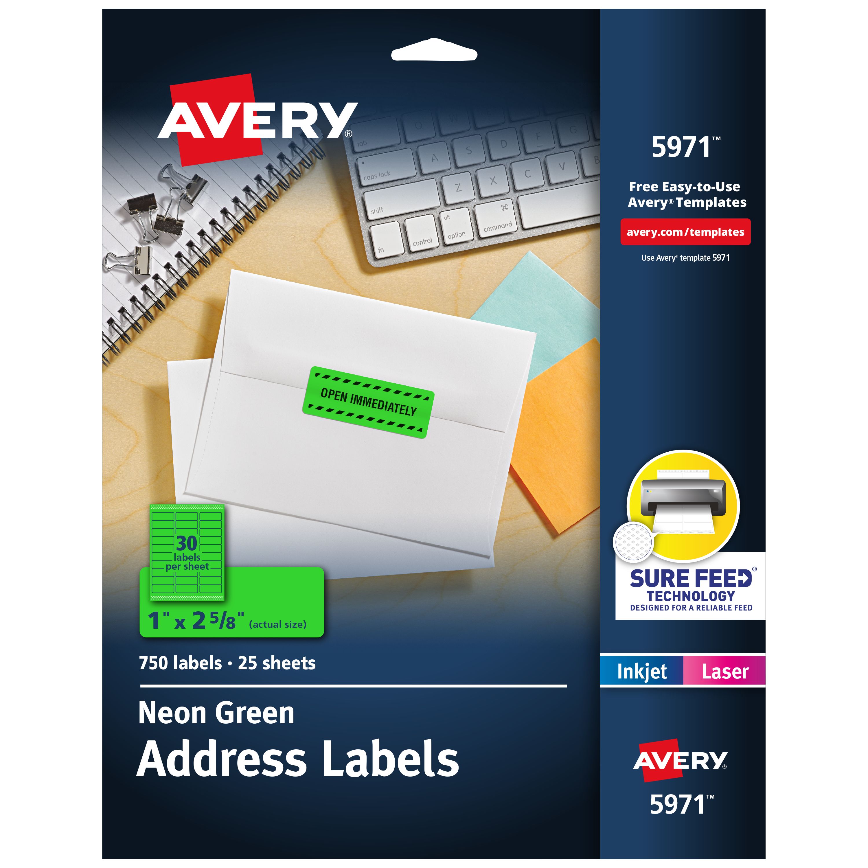 Neon Green Labels, 1